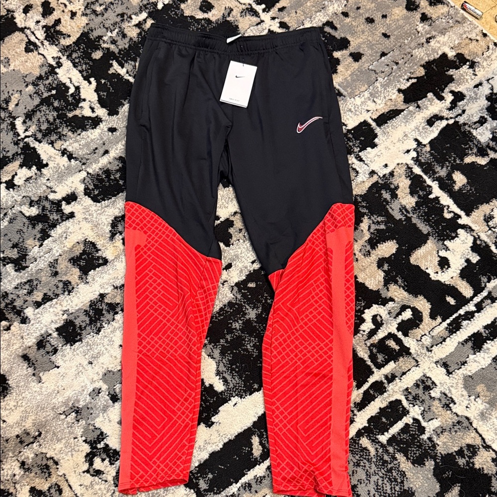 Nike Black and Red Women's Joggers